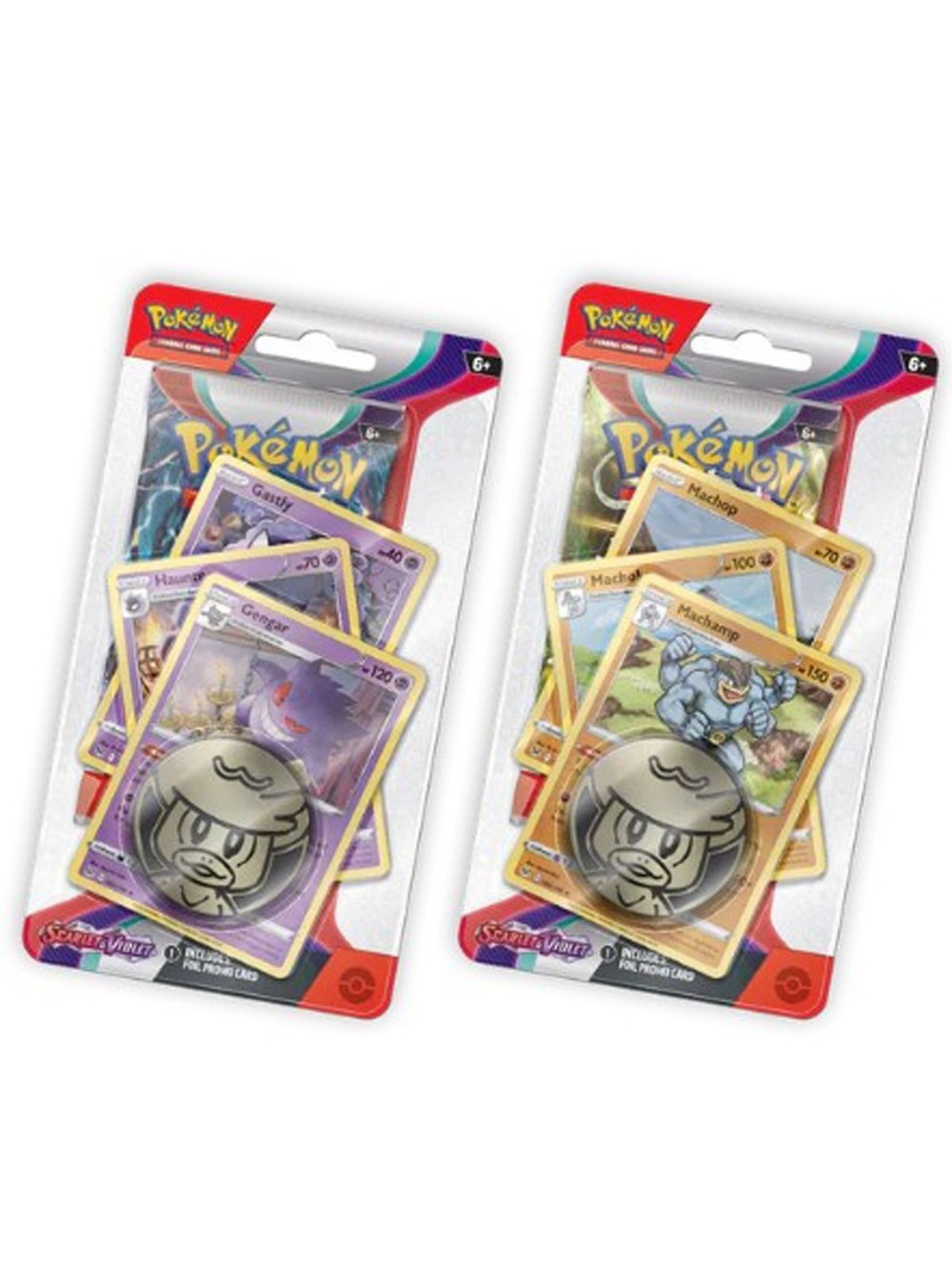 Pokemon Scarlet & Violet Premium Checklane Gengar or Machamp (Random)